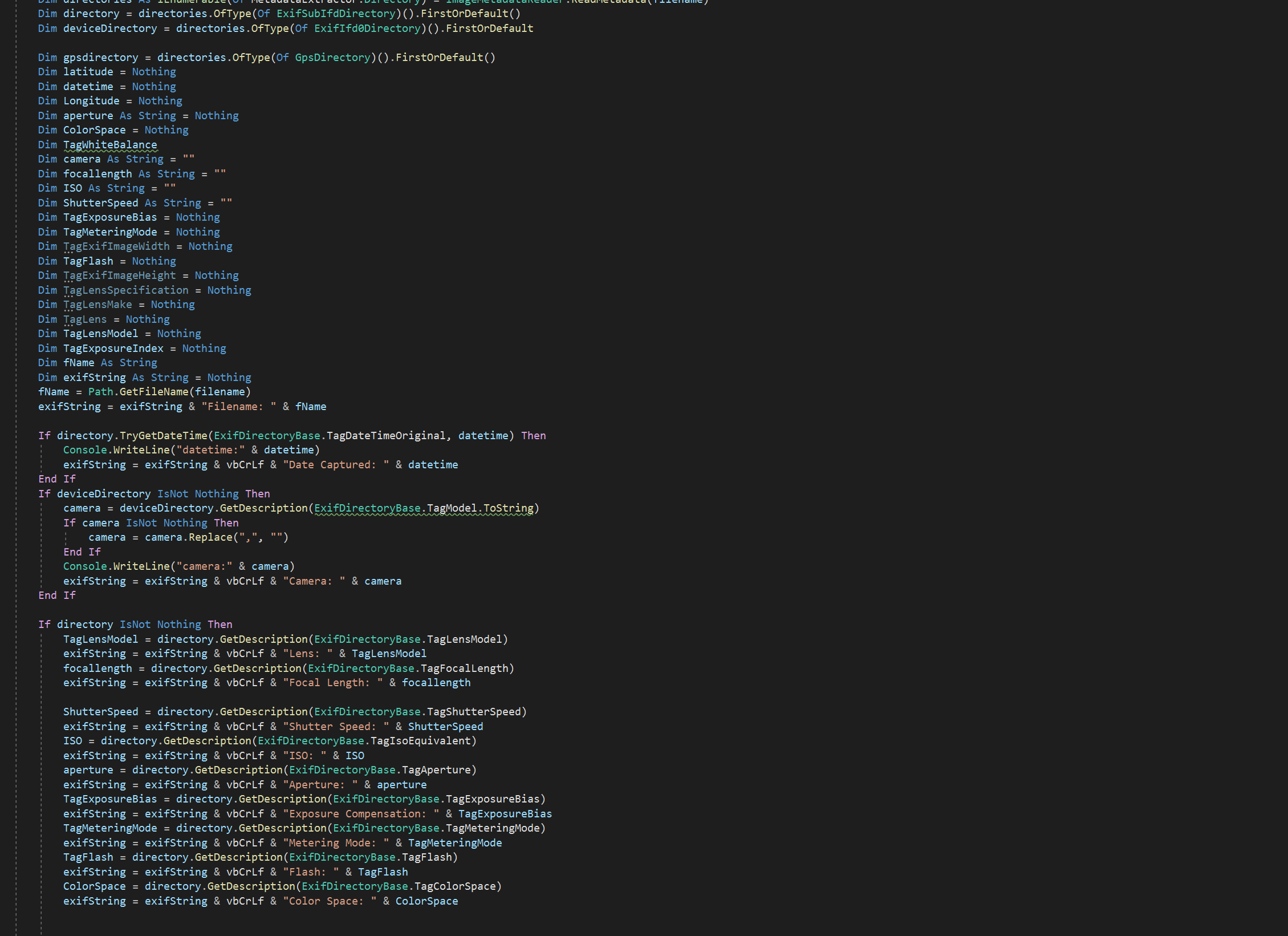 A Lightweight EXIF Data Viewer